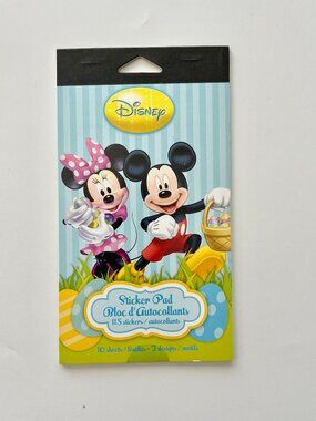 NWT Disney Minnie Mickey Mouse Easter Sticker Stickers Book